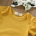 thumbnail image 6 of Baby Clothes Newborn Girls Tops Bodysuit Floral Pants Outfits Clothes Set 3PCS, 6 of 6