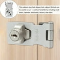 thumbnail image 3 of Stainless Steel Keyed Hasp Locks Safety Lock with Keys for Cabinets, 3 of 8