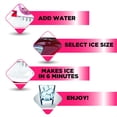 thumbnail image 3 of Máquina de hielo Frigidaire Compact, color rojo, 26 libras/día, almacenamiento de 1,5 libras, 3 of 6