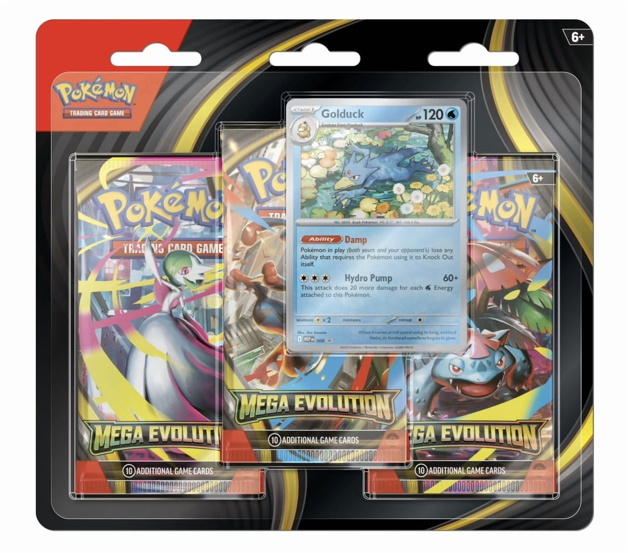 Pokemon Trading Card Games Mega Evolutions 3Pk Blister - Randomly Selected