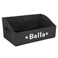 thumbnail image 3 of Didog Personalised Dog Storage Box Pet Toy Basket Bin Home Organizer Print Name with Handle, 3 of 6