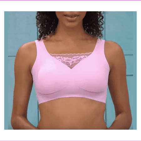 

Rhonda Shear Soft Body Bra with Lace Inset in Blush Medium (656417)