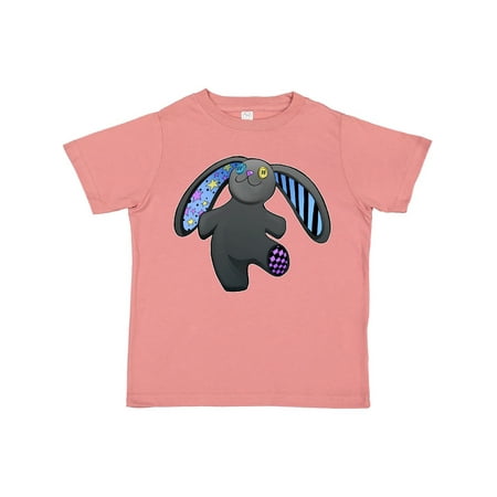 

Inktastic Cute Black Goth Stuffed Bunny Gift Toddler Boy or Toddler Girl T-Shirt