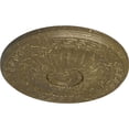 thumbnail image 3 of Ekena Millwork 20"OD x 1 3/8"P Randee Ceiling Medallion (Fits Canopies up to 3 7/8"), Hand-Painted Mississippi Mud Crackle, 3 of 6