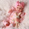 thumbnail image 4 of Reborn Baby Doll BABESIDE, vinilo suave de 20 pulgadas con accesorios, 4 of 9