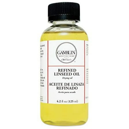 Gamblin Refined Linseed Oil, 33.8 oz