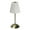 White, variant on HBASD Cordless Table Lamp With Pleated Lampshade Rechargeable Night Light Daily Lighting Supplies (White）