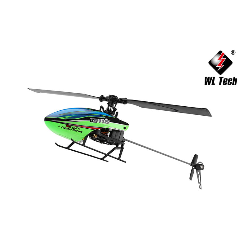 WLtoys V911S 2.4G 4CH 6-Aixs Gyro Flybarless RC Helicopter RTF 