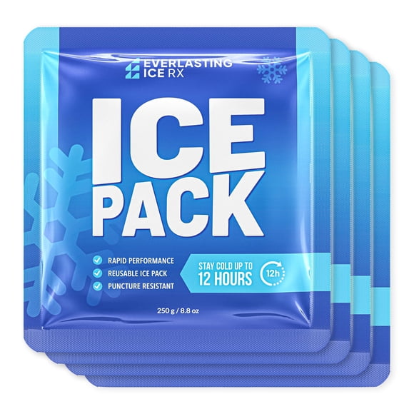Paquetes de hielo Everlasting Ice RX Rapid Performance, paquete de 4