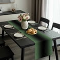 thumbnail image 2 of Green Black Ombre Table Runner 72 Inches Long, Modern Gradient Abstract Art Kitchen Coffee Dining Table Decoration for Home Party Birthday Wedding Home Decor 13x72 Inches, 2 of 8