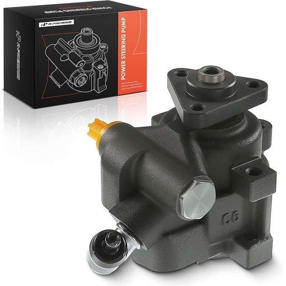 A-Premium Power Steering Pump Without Reservoir Compatible with Ford Mustang 2005-2009
