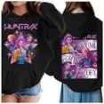 thumbnail image 2 of Girls Hoodies & Sweatshirts 's Hoodie Long Sleeve Soft Sweatshirt Graphic Hoody Cute Pullovers Top Clothes Black,110, 2 of 7