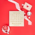 thumbnail image 4 of "Will You Be My Valentine® Calendar Wood Cutouts 4-inch, 1/8 inch Thick, Pack of 5 Valentines Crafts for Gifts/D®cor, by Woodpeckers, 4 of 5