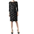 thumbnail image 5 of Ralph Lauren Women Black Floral Flower Amadora Dress Size 10, 5 of 5