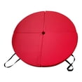 thumbnail image 1 of Estera de baile en barra, cojín para baile, estera contra choques, protección del suelo, almohadilla de versátil para mujeres, esterilla redonda para entrenamiento físico en Rojo, 1 of 8