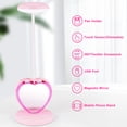 thumbnail image 4 of LED Desk Lamp for Girls, Rechargeable LED Desk Lamp with USB Charging Port & Pen Holder, Eye-Caring Dimmable Pink, 4 of 5