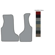 1992-2002 Ford E-150 Econoline Floor Mat Frt Row 2pc (FM270F) 807 Dark Gray Cutpile