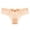 Beige, variant on Womens Underwear Low Waist Mesh Lace Breathable Cheeky Briefs High Cut Stretch No Show Soft Lightweight Hipster Briefs Blue L