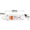 thumbnail image 3 of Controlador LED de transformador de iluminación DC12V 100W para fuente de alimentación de bombilla de luz de techo de tira LED, 3 of 6