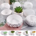 thumbnail image 2 of Cement Mold Handmade Concrete Succulent Flower Pot Mould Planter Silicone, 2 of 8