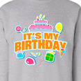 thumbnail image 3 of Inktastic It's My Birthday Adult Sweatshirt, 3 of 4