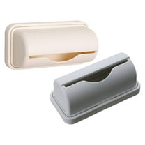Zehuanyu 2pcs Trash Bag Dispenser Holder Wall-Mounted Trash Bag Holder Garbage Bags Dispenser Kitchen Trash Bag Roll Holder Dispenser