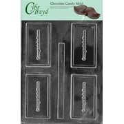 Cybrtrayd Life of the Party BC002 Congratulations Business Card Chocolate Candy Mold in Sealed Protective Poly Bag Imprinted with Copyrighted Cybrtrayd Molding Instructions
