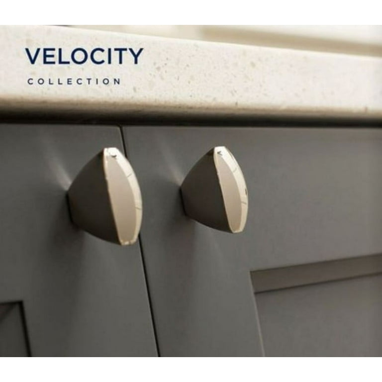 Velocity Collection 3 in. And 96 mm Center-to-Center Flat Ultra Brass Cabinet Pull Velocity Collection 3 in. And 96 mm Center-to-Center Flat Ultra Brass Cabinet Pull
