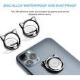thumbnail image 3 of Cat Cell Phone Ring, 2 Pieces Ring Holder Ultra Thin 3mm 360 Degree Rotation Phone Ring Holder Smartphone Universal Phone Ring Compatible with Huawei and Other Smartphones, 3 of 5