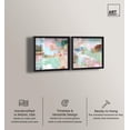 thumbnail image 2 of Soft Mirage Abstract Duet Shadowbox Print Modern Wall Decor Set by Art Remedy, Black Frame, 20 x 20, 2 of 6
