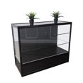 thumbnail image 1 of FixtureDisplays® 48X38X18" Half Vision Glass Showcase Wood Cabinet Floor Stand Assembly Instruction Video In Description, Ships LTL, Freight Verification Required 10172, 1 of 10