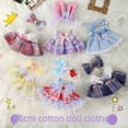 thumbnail image 4 of Ropa de muñeca de algodón de 20 cm, faldas, muñecos de juguete, ropa de muñeca de peluche, lindos vestidos, pantalones, 4 of 5