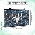 thumbnail image 7 of Renewold Electric Stove Cover Glass Stove Top Cover Heat Resistant Anti-slip Stovetop Protector Cover Cooktop Mat Extra Counter Space Extra Large, Deer Skull Camo Hunting Forest, 7 of 7