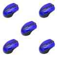 thumbnail image 1 of crativent New Arrival Universal Wireless Mouse Portable Optical 4 Buttons 2000 DPI Ergonomic Mice for Computer PC Laptop Blue 5Set, 1 of 6