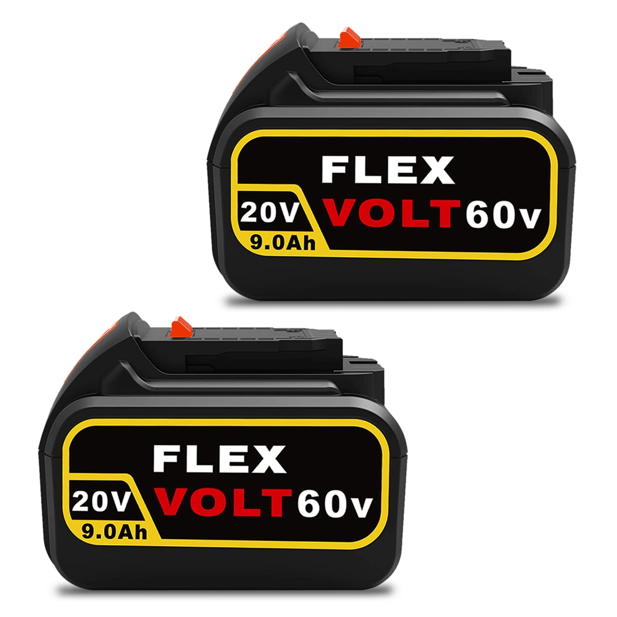 2 Pack 20v/60v 9Ah DCB606-2 DCB609-2 Battery for DEWALT 20v 60v Max 9Ah DCB609 6Ah DCB606 Flexvolt Battery 20V Max XR 8Ah DCB208-2 6Ah DCB206-2 5Ah DCB205-2 4Ah DCB204-2 Lithium-ion Battery