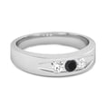 thumbnail image 2 of Culvert Ring 925 Sterling Silver 0.30 Ct Black Spinel Valentines Day Gifts Ring, 2 of 3