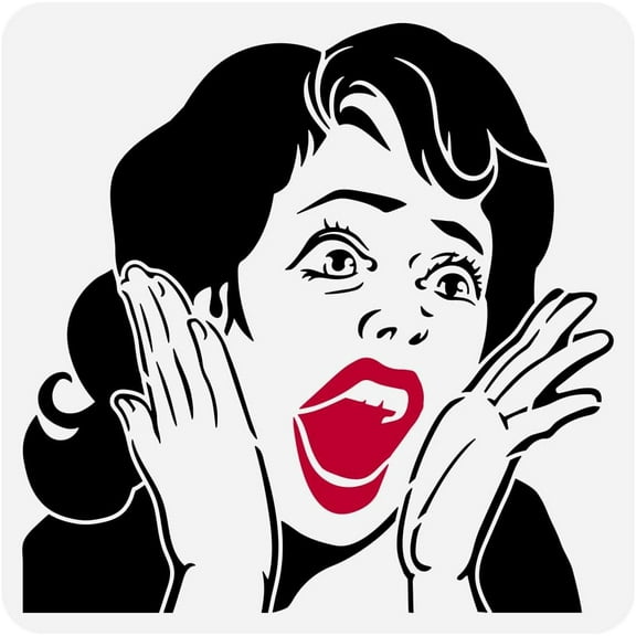 1 pc PET Hollow Out Drawing Painting Stencils 30x30cm for DIY Scrapbook Photo Album Human