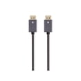 thumbnail image 1 of Monoprice DisplayPort 1.4 EasyPlug Nylon Braided Cable, 3ft, Gray, 1 of 2