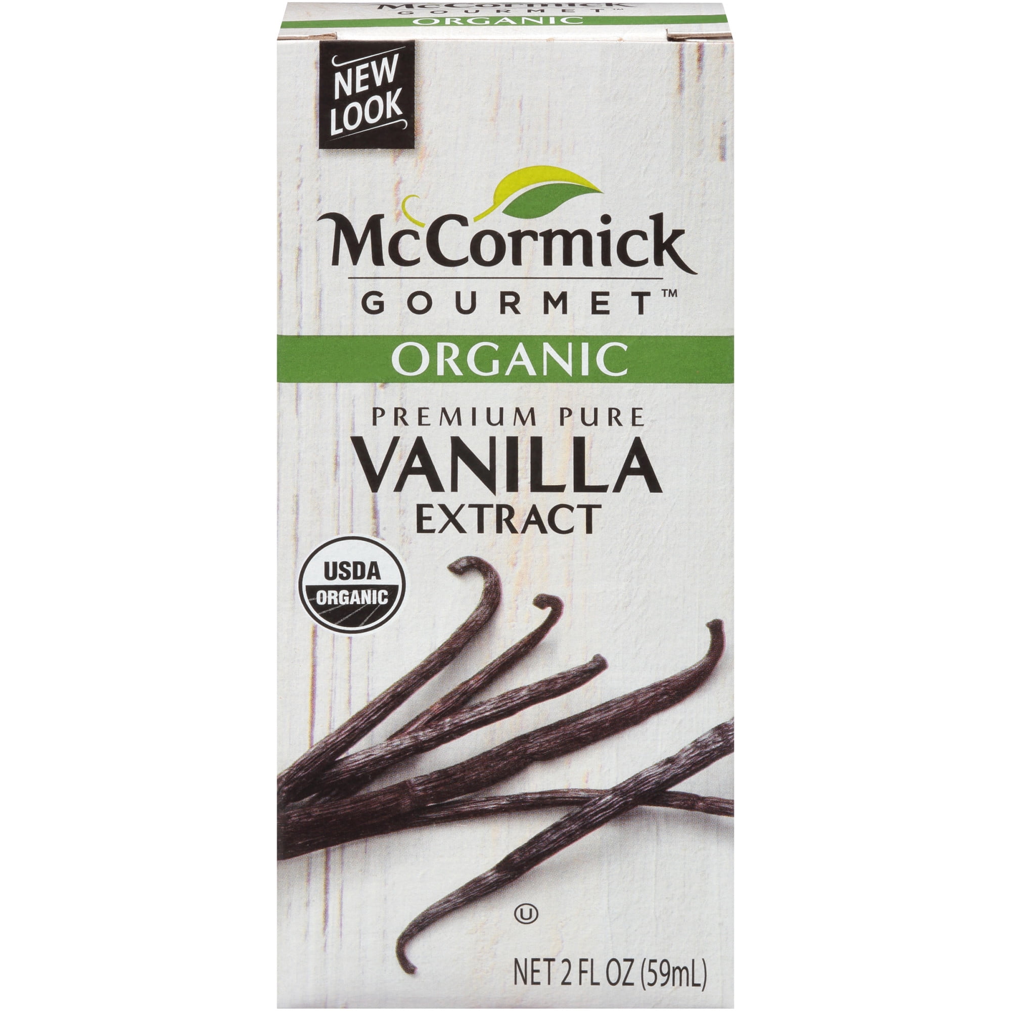 McCormick Gourmet Organic Pure Vanilla Extract, 2 fl oz
