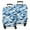 Blue Navy Camo, variant on Blue White Camo Digital Shapes Pattern Luggage Cover Fashion Suitcase Cover Baggage Covers Fit 25-28 Inch Luggage (Go Travel)