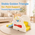thumbnail image 6 of 5 in 1 Toddler Slide Set, Linor Indoor Playset for Kids Age 1-3, Outdoor Toddler Playground Slides, Beige, 6 of 7