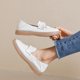 thumbnail image 5 of Zapatos planos cómodos de piel de vaca auténtica de alta calidad para mujer, mocasines sin cordones, estilo coreano, primavera y verano 2022, 5 of 5