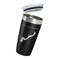 thumbnail image 3 of Lake Fort Smith Map Tumbler Travel Mug Insulated Laser Engraved Coffee Cup Arkansas 20 oz Black, 3 of 5