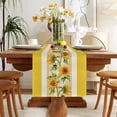 thumbnail image 2 of Boovnll Table Cloth, Summer and Autumns Sunflower Prints Decorate Linen Tablecloths, Table Cloth Rectangle Table, Tablecloth, Tablecloths, 2 of 6