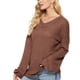 thumbnail image 1 of Puntoco Suéter Mujer Casual Moda Manga Larga Color Suéter Suelto Jersey Con Cuello En V Suéter Navidad Liquidación Puntoco Puntoco-20, 1 of 6