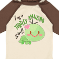 thumbnail image 4 of Inktastic Im a Turtle-ly Amazing Girl- Cute Turtle Girls Long Sleeve Baby Bodysuit, 4 of 5