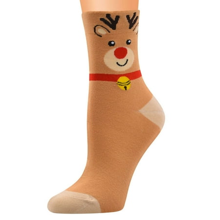

Vokewalm Christmas Women Santa Winter Warm Cartoon Ankle Socks