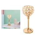 thumbnail image 1 of Decoración para hogar Crystal Holder para comedor de , Navidad, Acción de Gracias, Valentín, Inauguración Dorado 165cm perfecl candelero de cristal candelita, 1 of 8