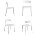 thumbnail image 6 of COSCO Outdoor/Indoor Stacking Resin Chair with Ribbon Back, 2-Pack, White, 6 of 13