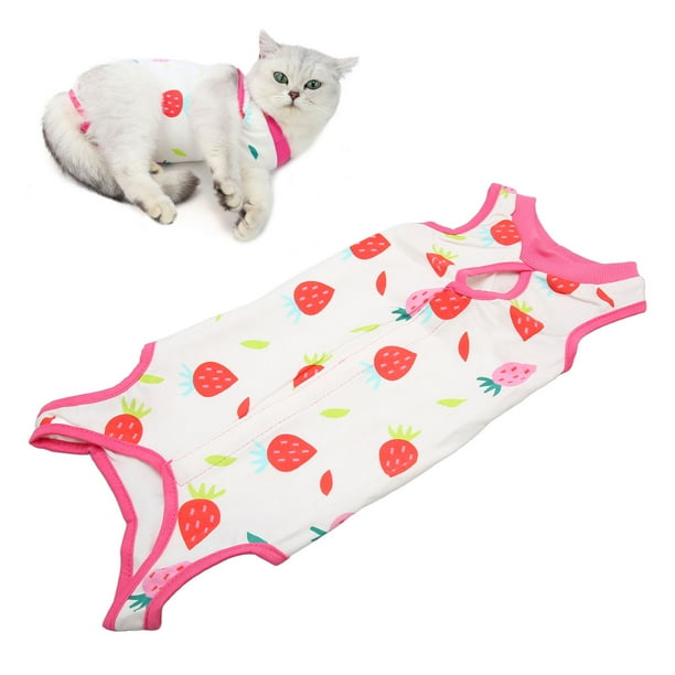 Cat Recovery Suit Pet Surgical Pajamas Breathable Prevent Licking Soft